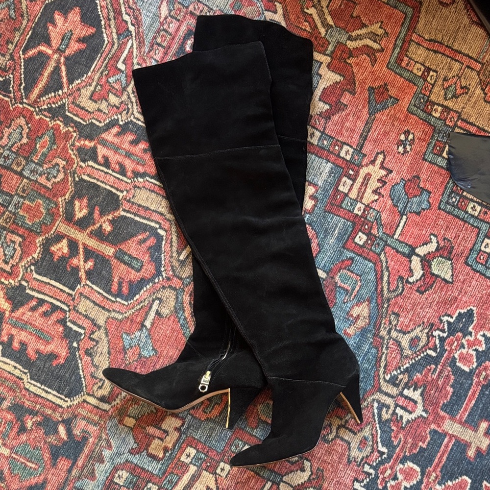 Louise et Cie Black Over-the-Knee Boots